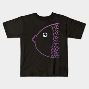 Colorful karp rainbow purple Kids T-Shirt